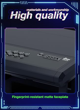 qanba 2009 Arcade 2P Desktop Console Full Metal Design Arcade Joystick