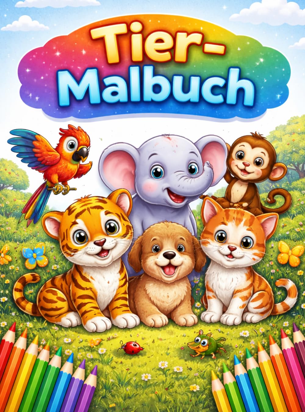 Magische Tierwelten – Ausmalbuch ab 12 Jahren: Detailreiche Tiermotive zum Entspannen – Realistische & kreative Designs ab 12 Jahren | Stressabbau & Achtsamkeit