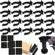 Ganci Zoccolo Cucina,Clip di Montaggio,20PCS Clip per Battiscopa e Pannelli Della Cucina,Fissaggio per Battiscopa,Ganci per Piedistallo Cucina,Clip per Zoccolo Cucina,per Battiscopa da Cucina