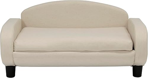 Miniatura 38 de Paws & Purrs Sofá cama para gatos, sofá para mascotas para gatos de interior, camas elevadas para gatos con funda de colchón extraíble lavable