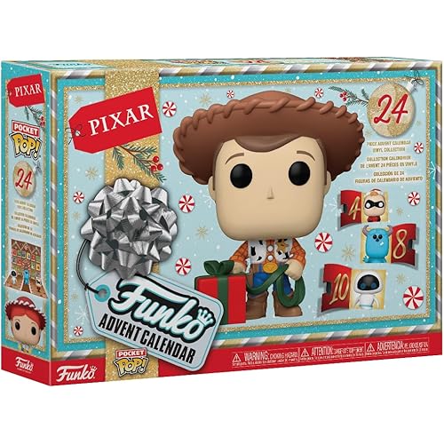 Funko Pop! Advent Calendar: Pixar 2024, 24 Pocket Pop! Vinyl Figures