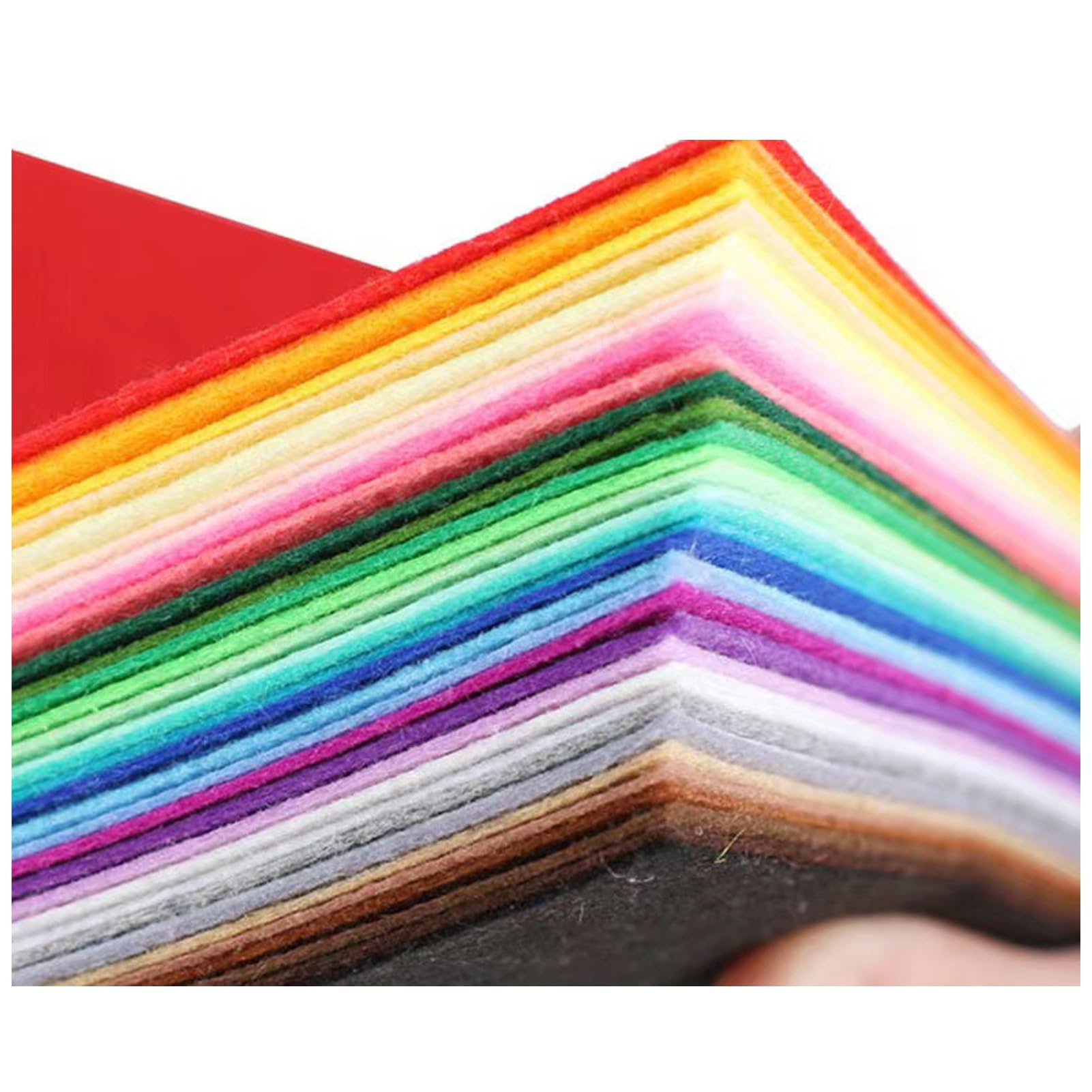 Feuille de Tissu Non Tissé en Feutre de Polyester DIY - 20 x 30 cm, Pièces de Feutre Épaisses - Carré, Feutre Doux et Sacs en Feutre Dur 60 Couleurs Feuille de Tissu Non Tissé en Feutre de Polyester DIY - 20 x 30 cm, Pièces de Feutre Épaisses - Carré, Feutre Doux et Sacs en Feutre Dur 60 Couleurs