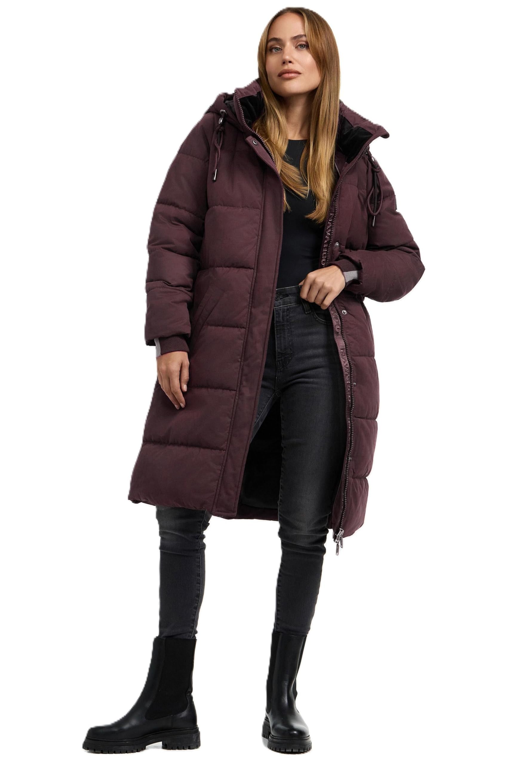 Navahoo B369 – Giacca Invernale Da Donna Stile Parka, In Pelliccia - Foto 9