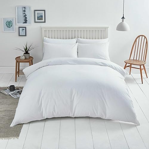Miniatura 6 de The Bishop Cotton Funda de edredón tamaño California KingKing de 800 hilos, suave, 100% algodón egipcio, fresca, cómoda y transpirable, decoración