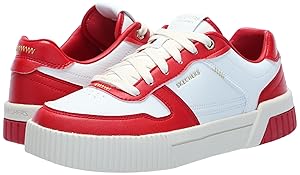 Skechers Women's Jade-Best in Class Leather Lace-up Sneakers with Memory Foam