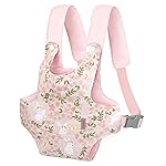 GAGAKU Baby Doll Carrier for Kids, Reborn Dolls Carrier Accessories for Girls & Toddlers, Baby Dolls Sling Carrier with Adjustable Straps - Pink - Rabbit Garden