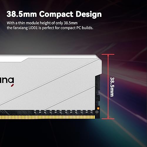 Miniatura 6 de fanxiang Memoria RAM DDR4 16GB (2x8GB) 3200MTs para computadora de escritorio, módulo de memoria sobreacelerable XMP 2.0 para plataformas AMD e