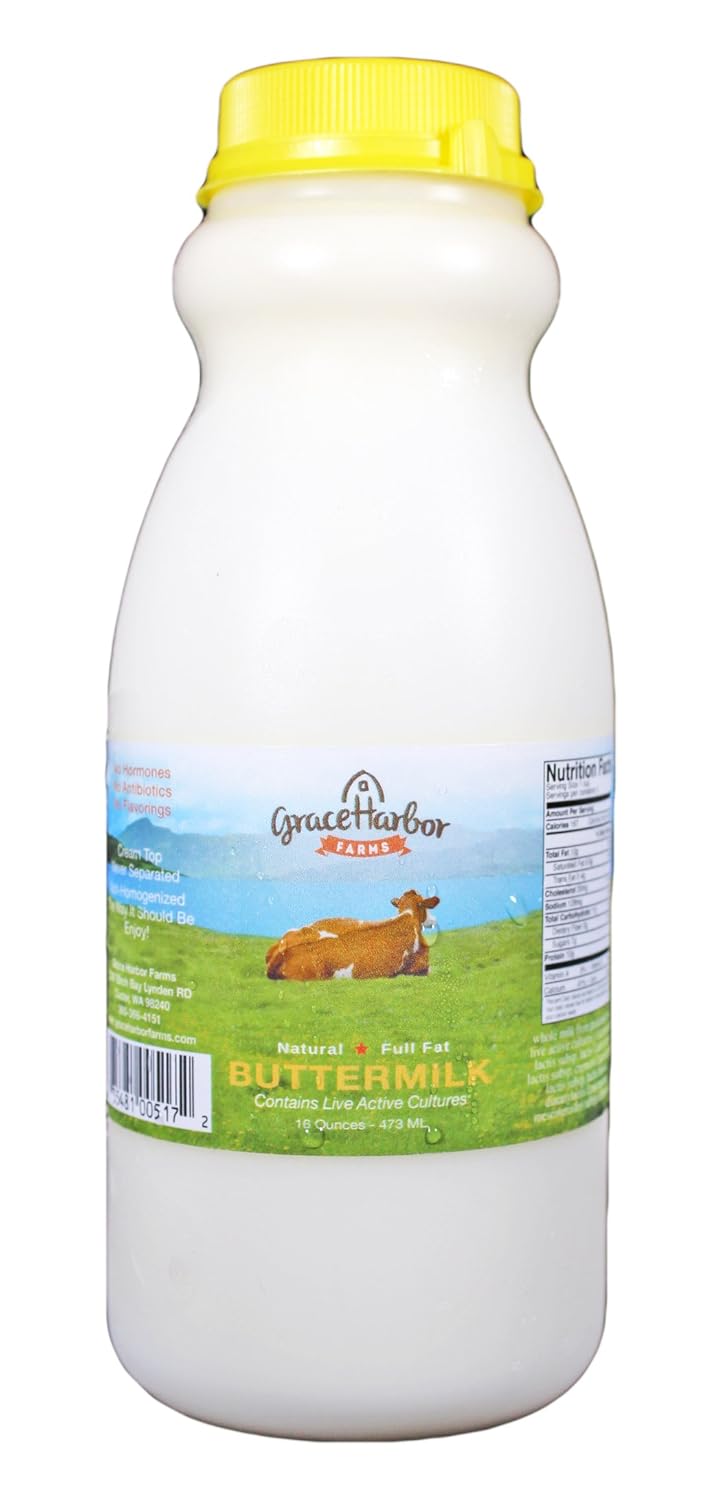 Grace Harbor Farms Natural Whole Milk Buttermilk, 16 oz