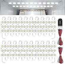 Linkstyle 12V 120 LEDs Van Interior Light Kits, 12V LED Light Strip LED Module Lights Ceiling Lamp for Car Van Truck Auto Vehicle Boats Christmas, 40 Modules
