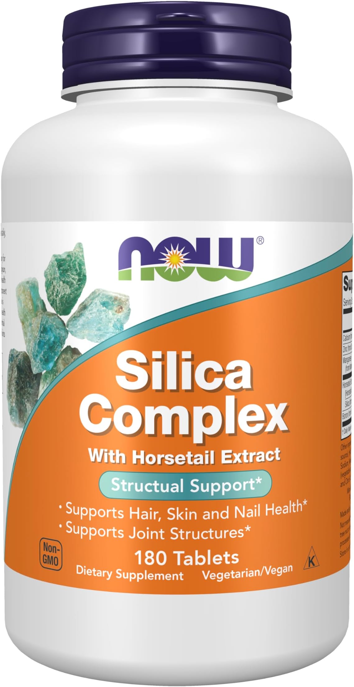 Now Foods Silica Complex, 180 Tabs 500 mg