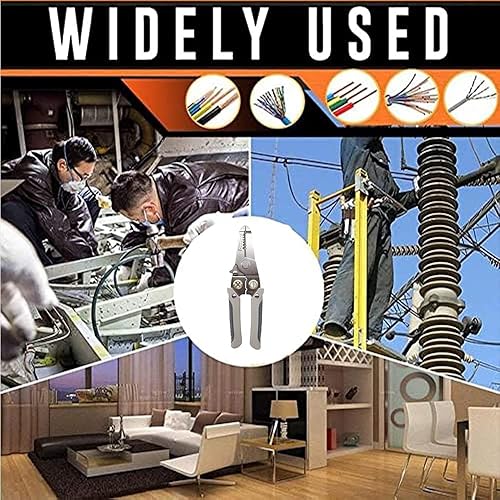 Multifunction Wire Plier Tool, 2023 New Multi-Functional Wire Splitting Pliers, Stainless Steel Electrical Stripping Tool, Cable Stripping Cutting