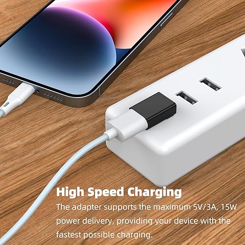 Miniatura 4 de AreMe Adaptador USB 3.0 de 90 grados, paquete de 4, ángulo hacia arriba y hacia abajo, ángulo izquierdo y recto USB A macho a hembra, extensor