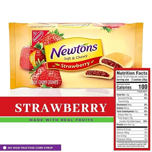 Miniatura 4 de Fig Newton Variedad Pack de 3  suave y masticable higo 2 paquetes  Newtons fresa 1 paquete  Snack Fun Shopping Pad