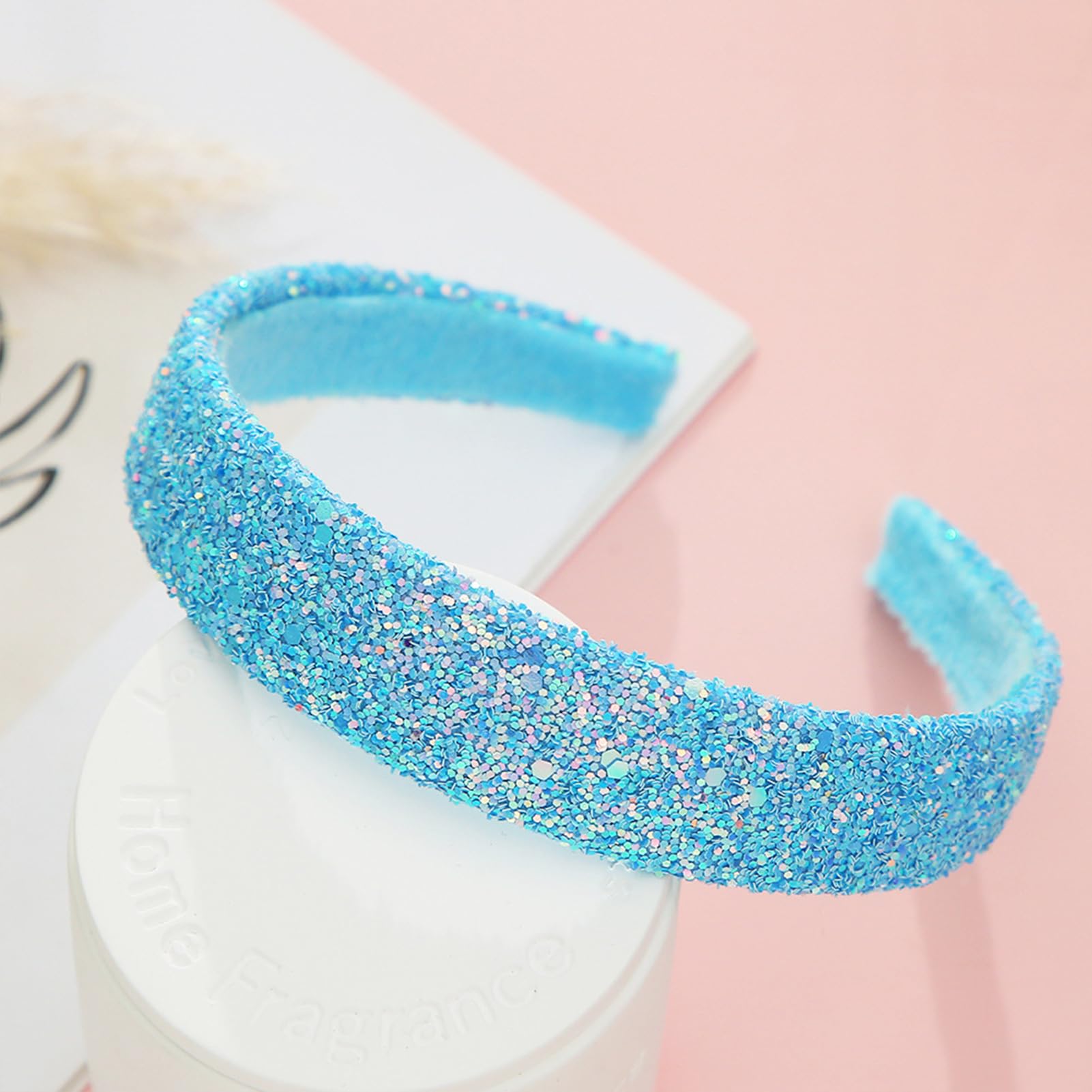 Amazon.com : KDVOG 2PCS Glitter Headbands for Girls, Cute  display picture 2
