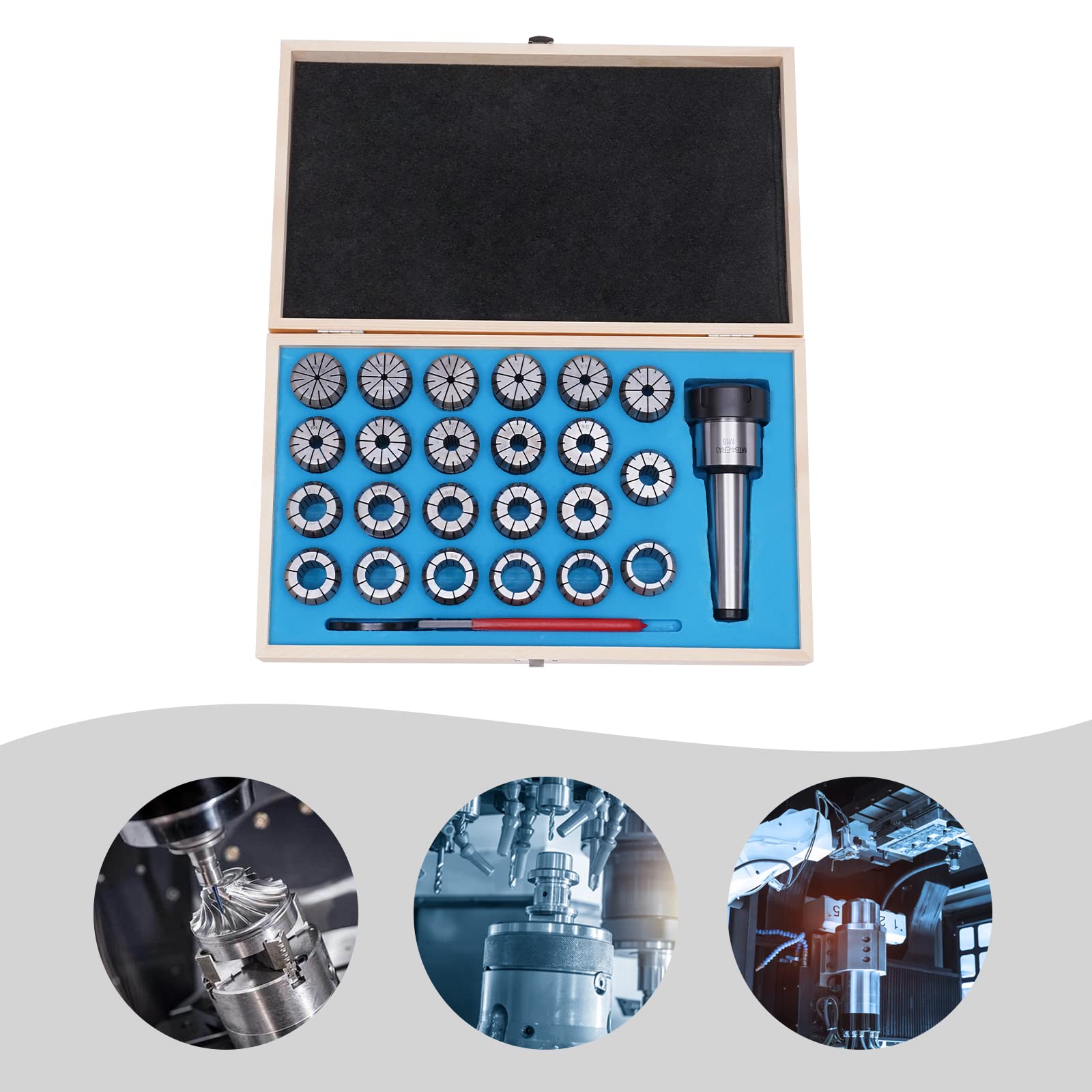 Set Mandrini Pinze Flusso Lavoro Fresatrice Pinze Morsetto Morsetto Acciaio Molla Per Macchina Incisione Strumento Tornitura Fresatura Imballaggio Riutilizzabile