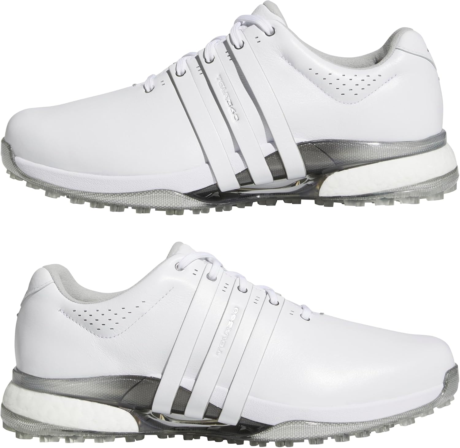 adidas Men's Tour360 25 Wide Spikeless Golf Shoes - Image 9