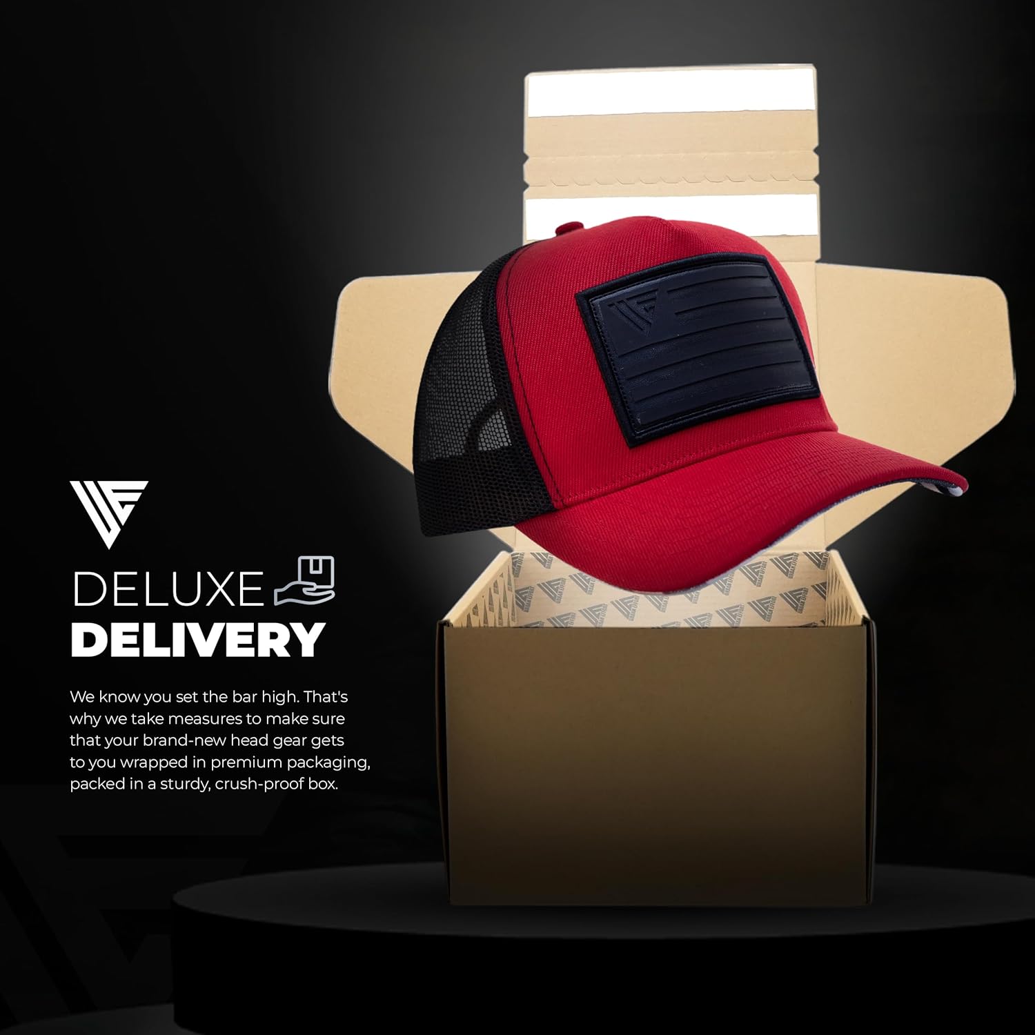 Urban Effort Snapback Trucker Hat | Breathable Mesh Baseball Cap for Men & Women Adjustable Fit American Flag Hat for Casual - Image 6