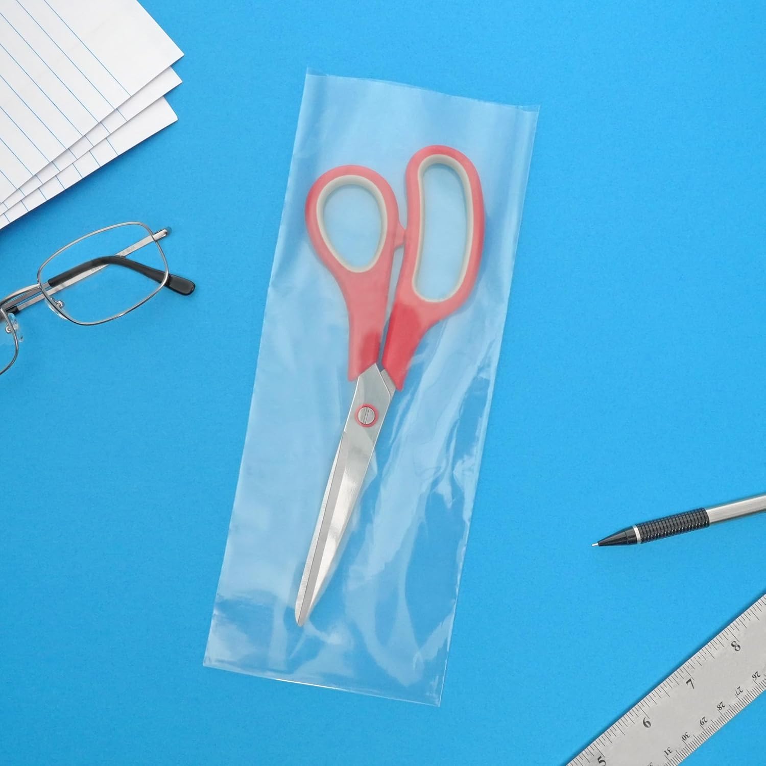 Plymor 4" x 10" (Case of 1,000), 2 Mil Flat Open Clear Plastic Poly Bags