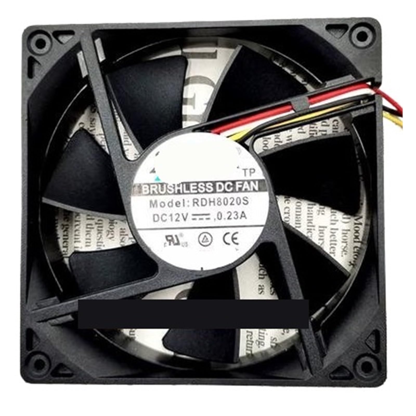 Ventilateur de refroidissement RDH8020S DC12V pour un bureau calme