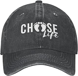 Pro Life Choose Life Anti Abortion Baseball Cap Trendy Dad Hat Men Women Sunhat Summer Cowboy Hats