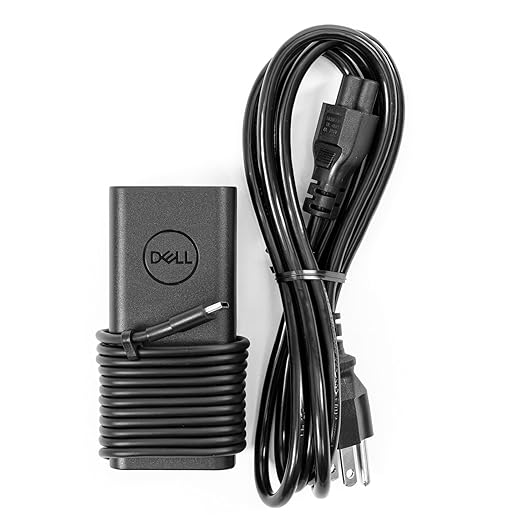 Dell Laptop Charger 65W Watt USB Type C AC Power Adapter LA65NM190/HA65NM190/DA65NM190 Include Power Cord for Dell XPS 12 9250, XPS 13 9350 Compatible with XPS Series and Latitude 5000 Series