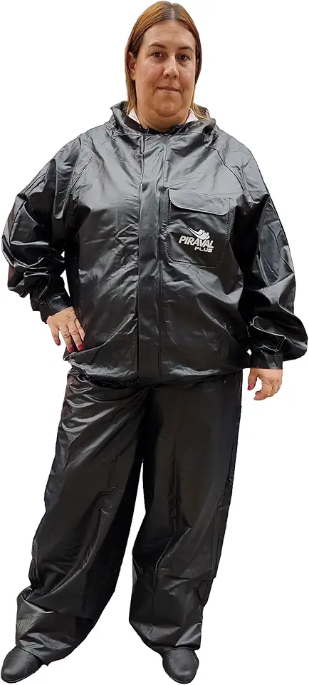 Capa De Chuva Para Motoqueiro Blusa E Calça Pvc Impermeavel Pantaneiro