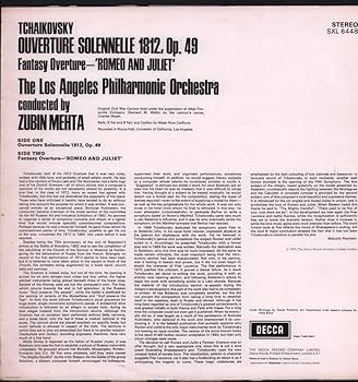 Overture Solennelle 1812 / Fantasy Overture 'Romeo And