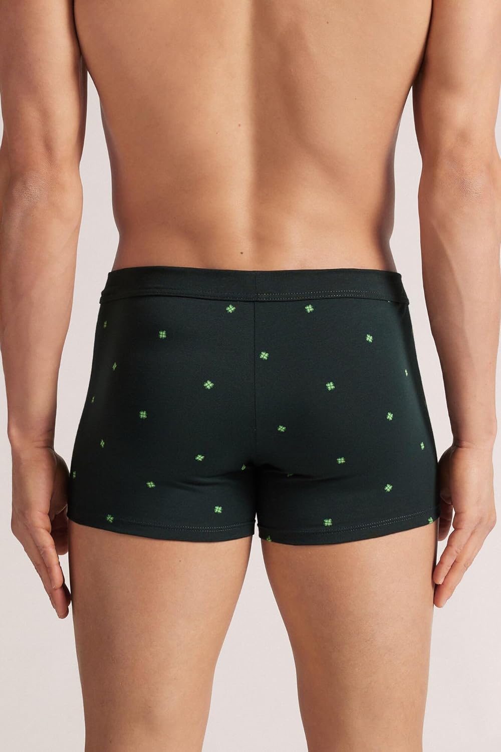Intimissimi Man's Clover Print Superior Cotton Boxers - Image 4