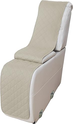 Miniatura 8 de HDCAXKJ 100% Fundas impermeables para sofá seccional reclinable en forma de L, funda de sofá reclinable acolchada lavable, fundas de esquina para