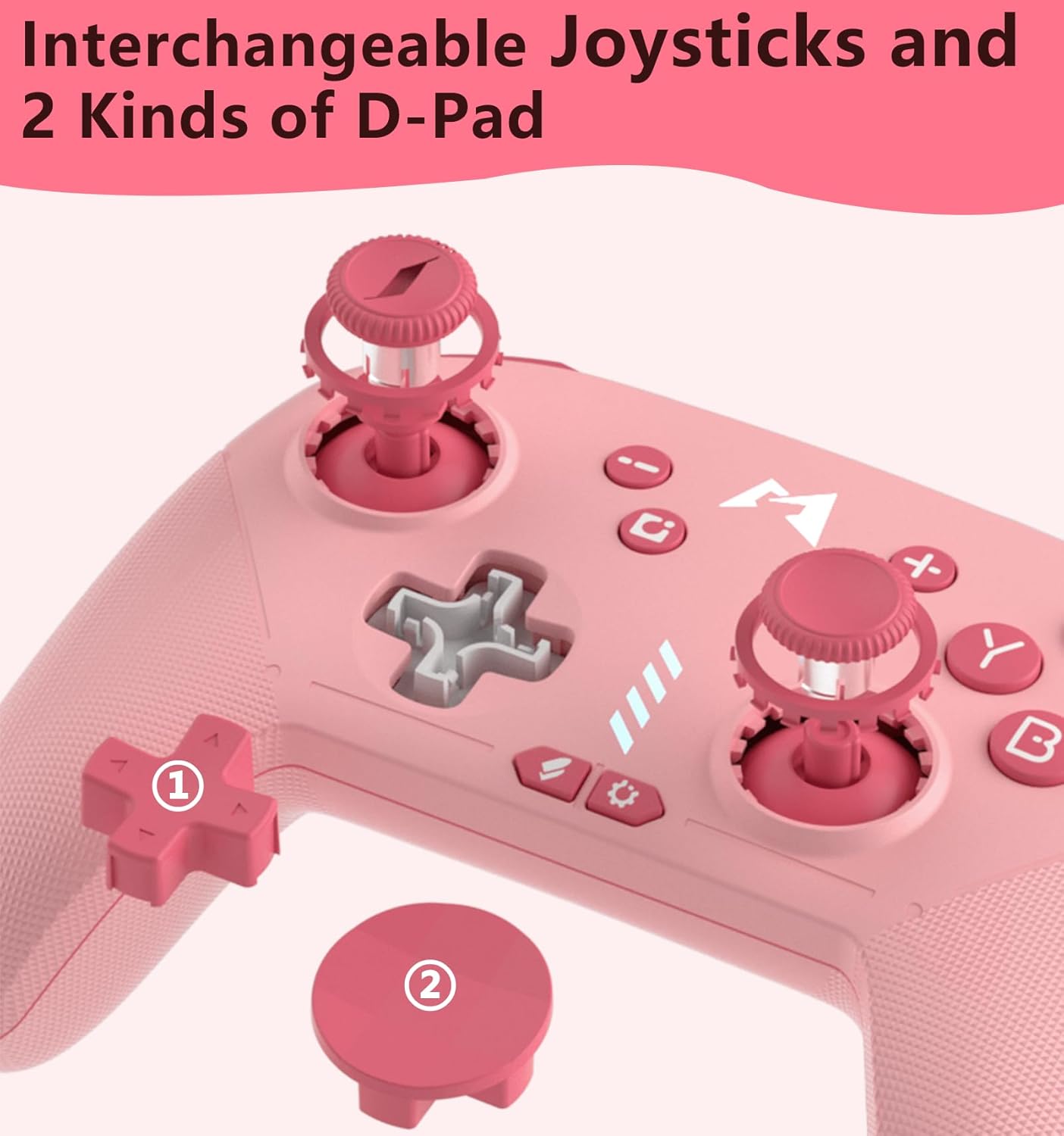 Interchangeable D-Pad on MOBAPAD controller