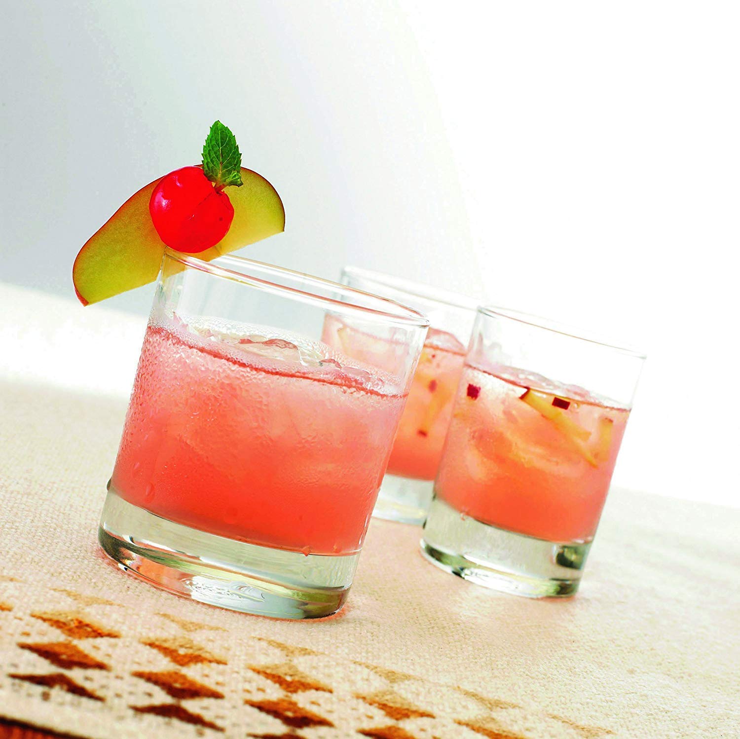 TREANDCARD, San Marino Rock Glass Set, 290ml, Set of 6