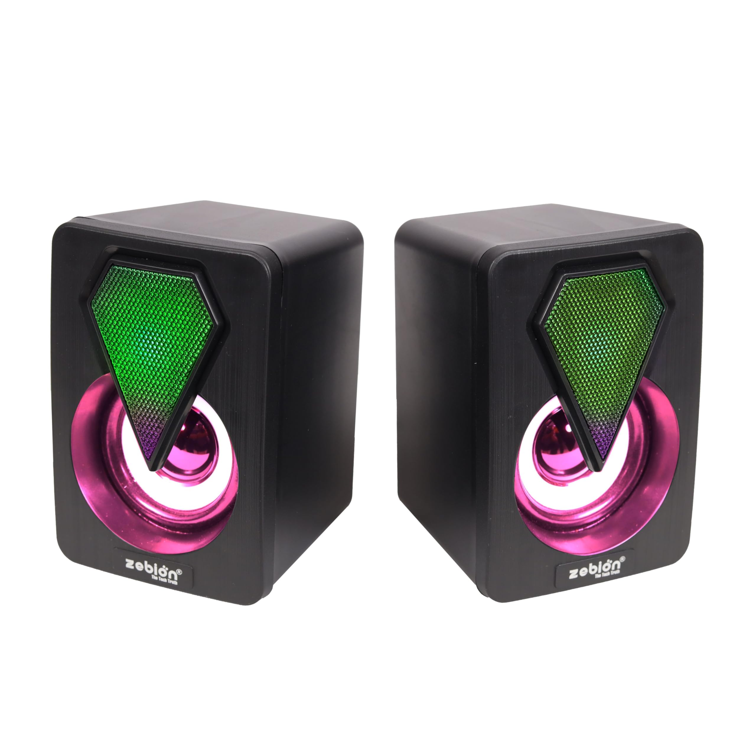 See full amazon price history chart for Zebion Austin 2.0 Multimedia Gaming Speaker, 3W*2 watts, USB Active Speakers with RGB Multicolor Lights, for Mobile Phones, Computer, Or Any 3.5mm Port Devices, 1 Year Warranty Zebion Austin 2.0 Multimedia Gaming Speaker, 3W*2 watts, USB Active Speakers with RGB Multicolor Lights, for Mobile Phones, Computer, Or Any 3.5mm Port Devices, 1 Year Warranty (B0CM9QD11M) Amazon Price History, Amazon Price Tracker