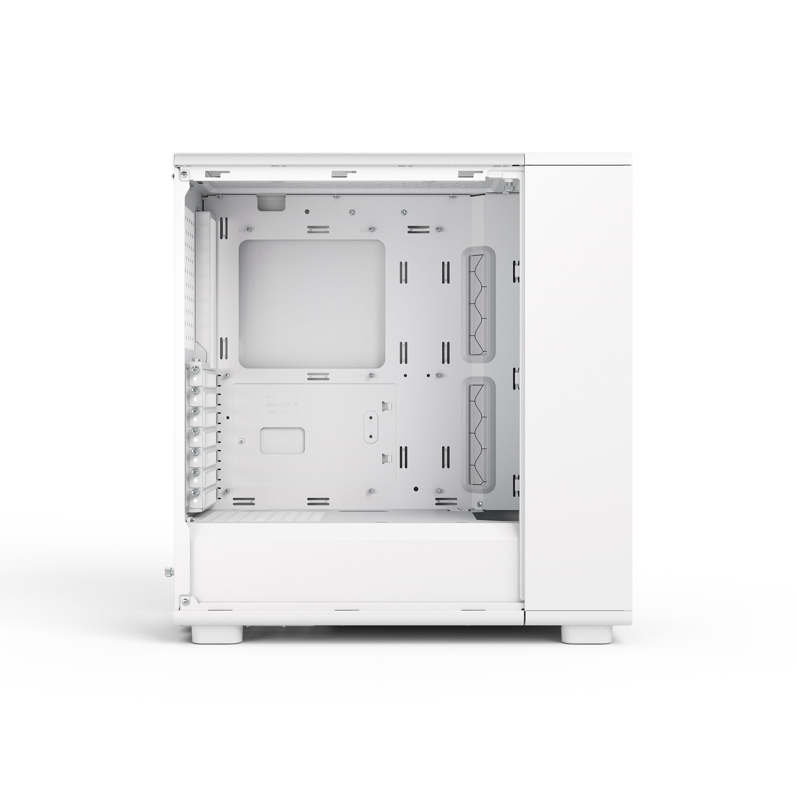 Fractal Design Epoch Weiß RGB - Klares Seitenteil aus gehärtetem Glas - Gaming-PC-Gehäuse - Mesh-Frontpanel - DREI Momentum 12 RGB-Lüfter inkl. - Geräumiger Innenraum - ATX/mATX/ITX Unterstützung – Bild 6