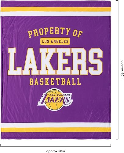 Miniatura 8 de FOCO NBA - Manta de felpa sherpa unisex para adultos, con logotipo del equipo de la NBA de 60 x 50 pulgadas