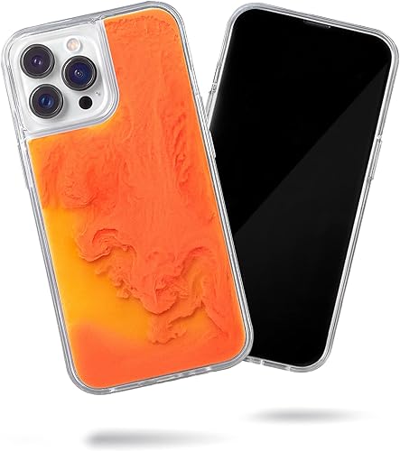 Miniatura 8 de SteepLab Flowing Neon Sand - Funda líquida para iPhone 13 Pro Max (2021, 6.7 pulgadas), protección de cuerpo completo con bisel elevado (arándano y