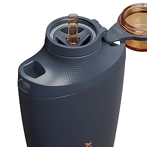 Stanley Cross Bottle | 23 oz Travel Bottle with Jacquard Strap | Leakproof Tritan Lid with Removable Straw | Insulated Stainless Steel Canteen | BPA-Free | Twilight VRT