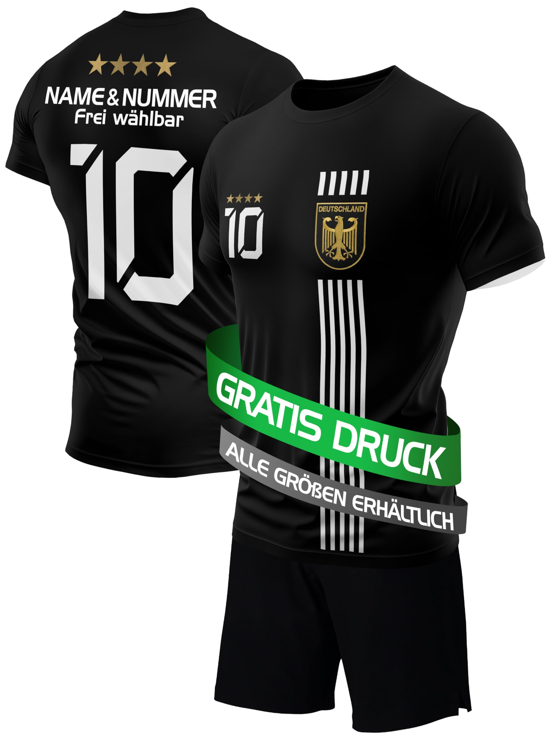 IIIII20Fo7IIIII Fussball Deutschland Trikot Em 2024 Kinder mit eigenem Namen personalisiert - Jungen National Fußball Kind Trikots - Jungs Fanartikel deutsche Nationalmannschaft