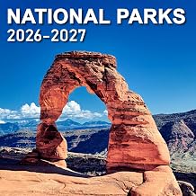 Calendar 2026-2027,12" x 12" Wall Calendar from Jul 2026 - Dec 2027 | Wall Calendar 2026-2027 with Holiday Marked, Premium Paper for Organizing, National Parks - A