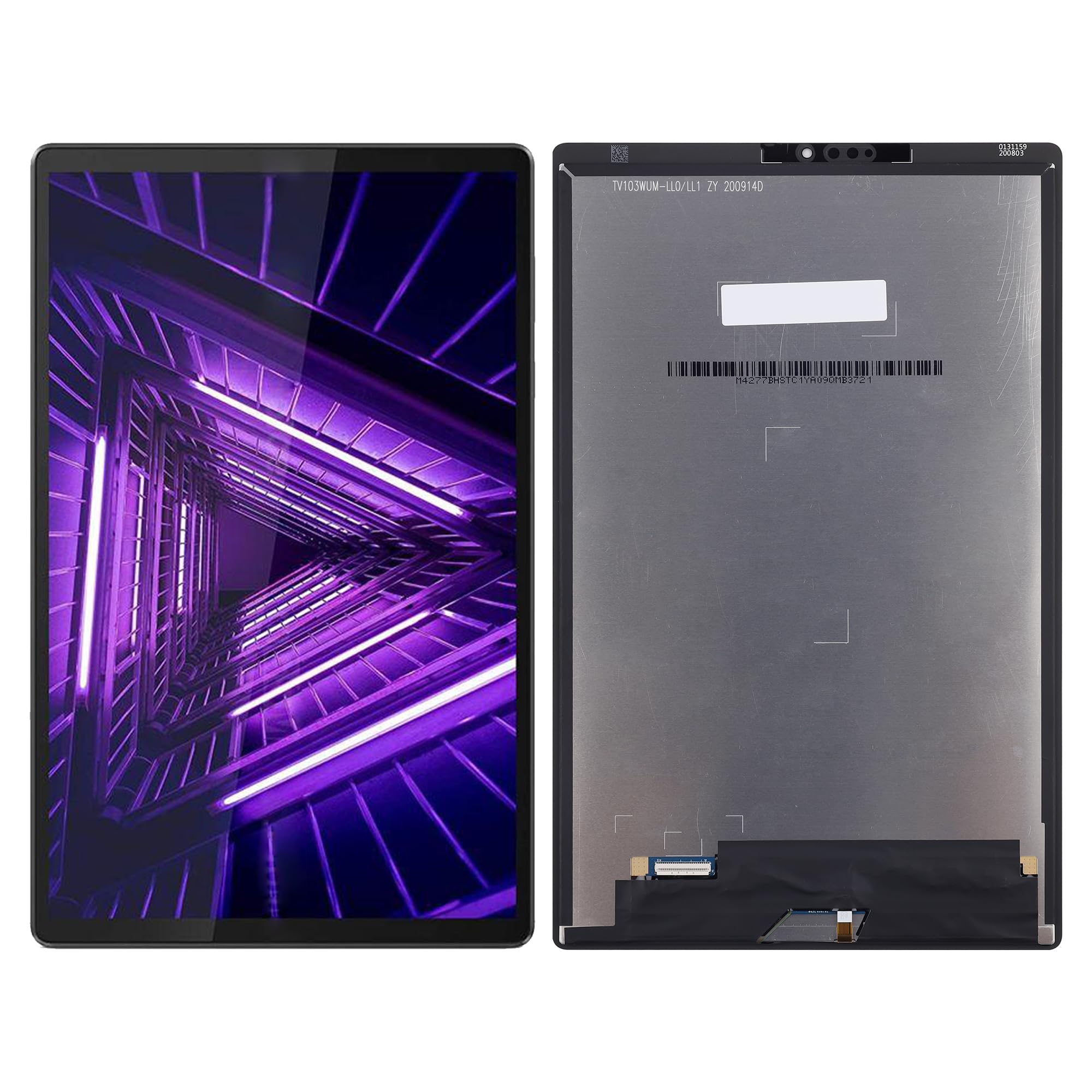 Display LCD compatibile con Lenovo Tab M10 Plus TB-X606/X606F/X606X Touch Screen Digitizer (nero con cornice) Ricambi con strumenti gratuiti