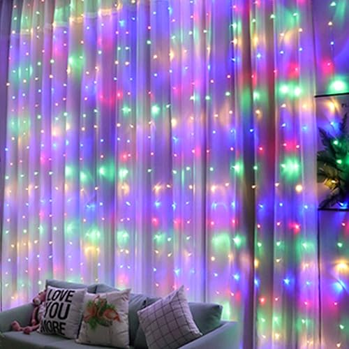 Miniatura 10 de Iluminación para el hogar ventana 300 luces LED 8 modos de iluminación luz de cobre con mando a distancia alimentada por USB impermeable para RGB 16
