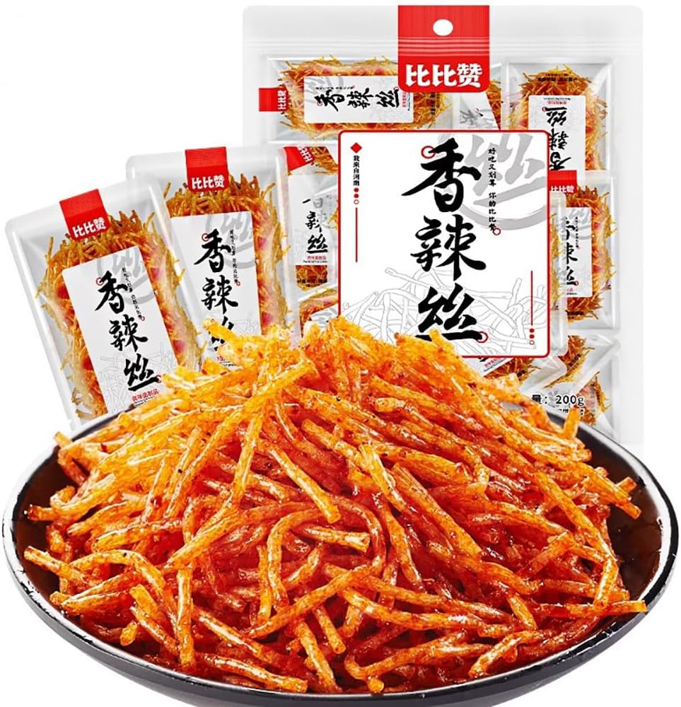 Latiao Spicy Strips, Spicy And Tasty Chinese Snacks, A Must-Have Snack For Leisure, Entertainment And Parties, La Tiao Silky Flavourful