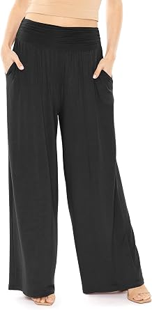 STRETCH IS COMFORT Womens Gaucho Pants with Pockets | Small-5X
