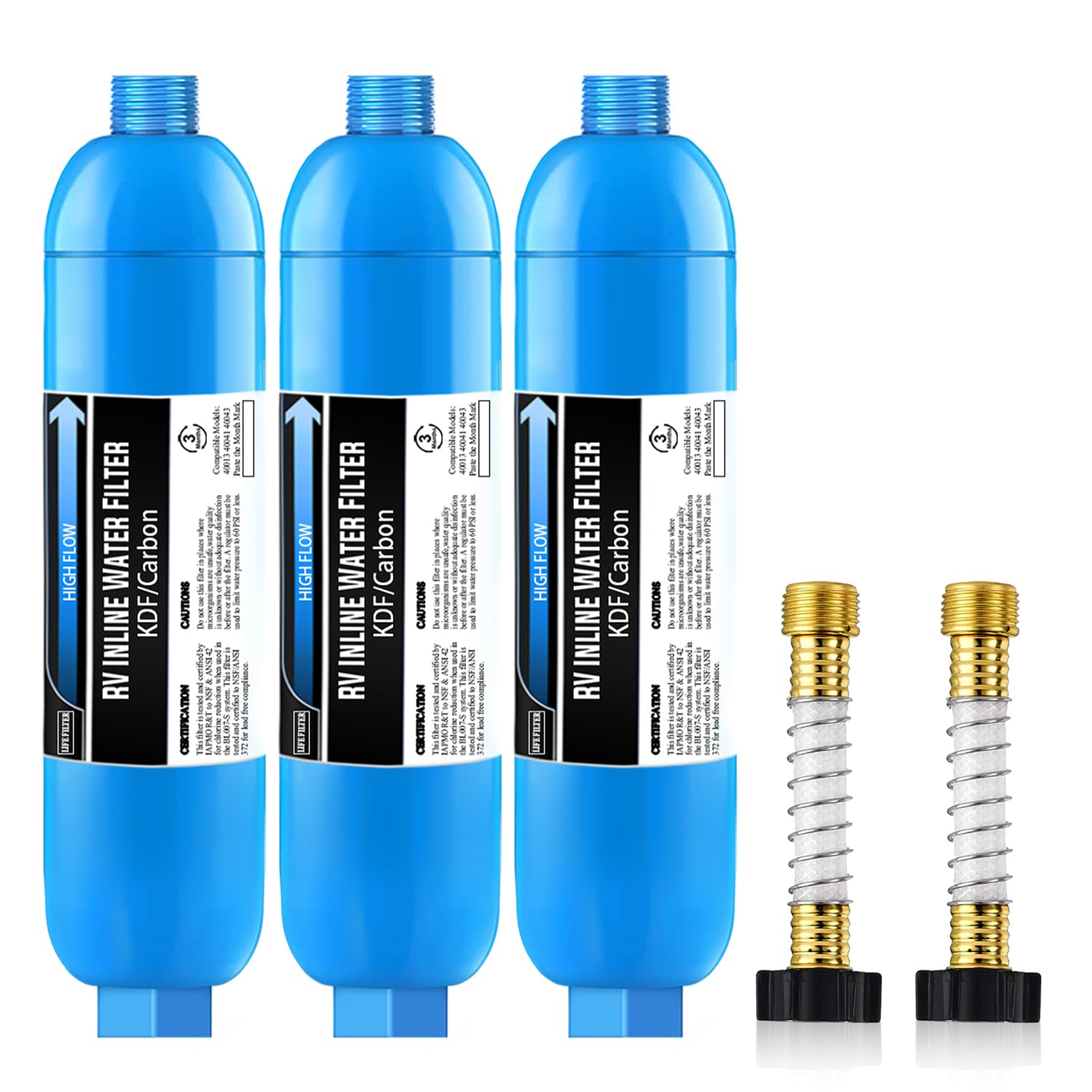 Filtro Acqua In Linea RV, Certificato NSF, Riduce Cloro, Cattivo