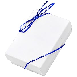 Mandala Crafts 6 Inches Pre-Tied Stretch Loops with Pre Tied Bows from Elastic Ribbon - 100 Blue Elastic Bows Boxes Bows Tags Gift Elastic Wrapping Cord String