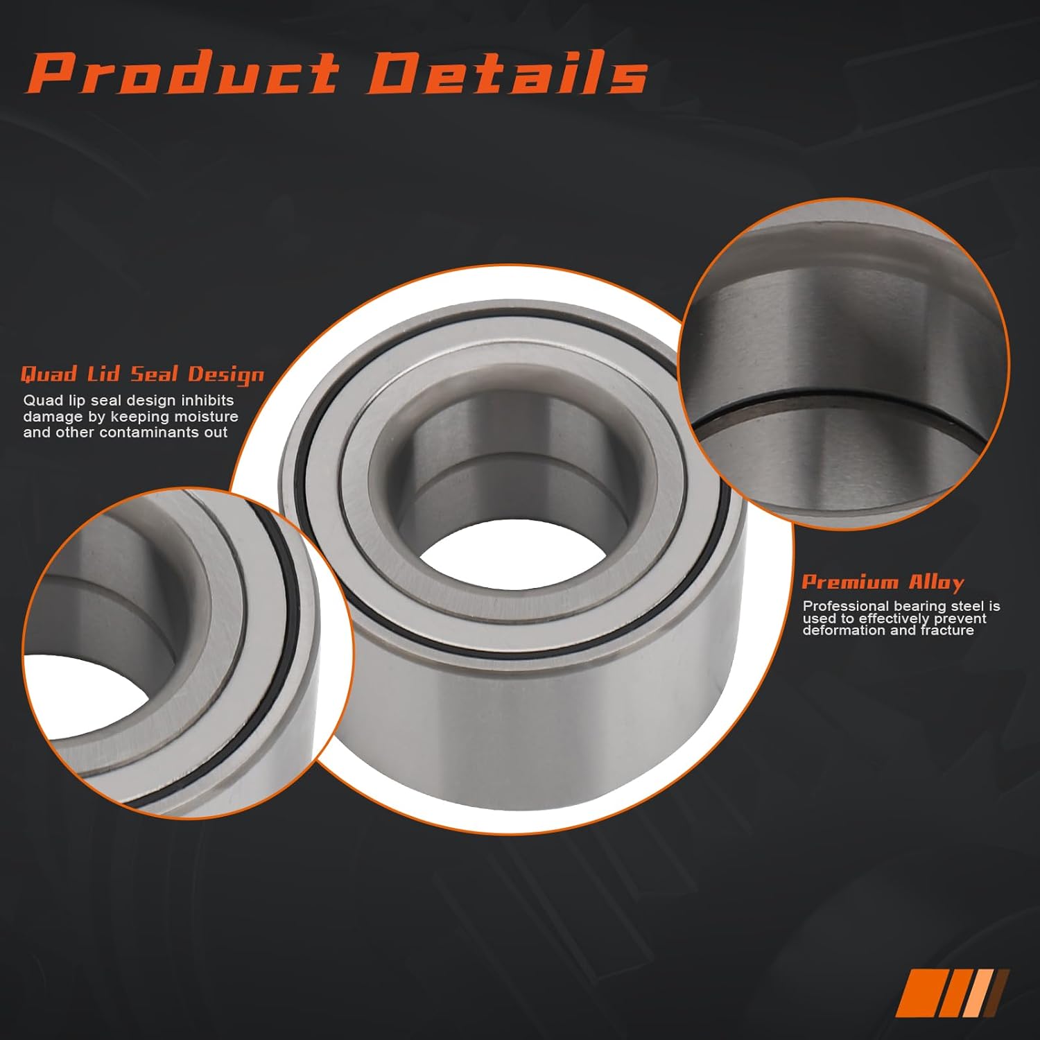 DRIVESTAR 510006 Front Left/Right Wheel Bearing Compatible with 92-03 Lexus ES300/RX300, Toyota Avalon/Camry/MR2 (Rear Side ONLY) for RAV4/Sienna/Solara - Image 5