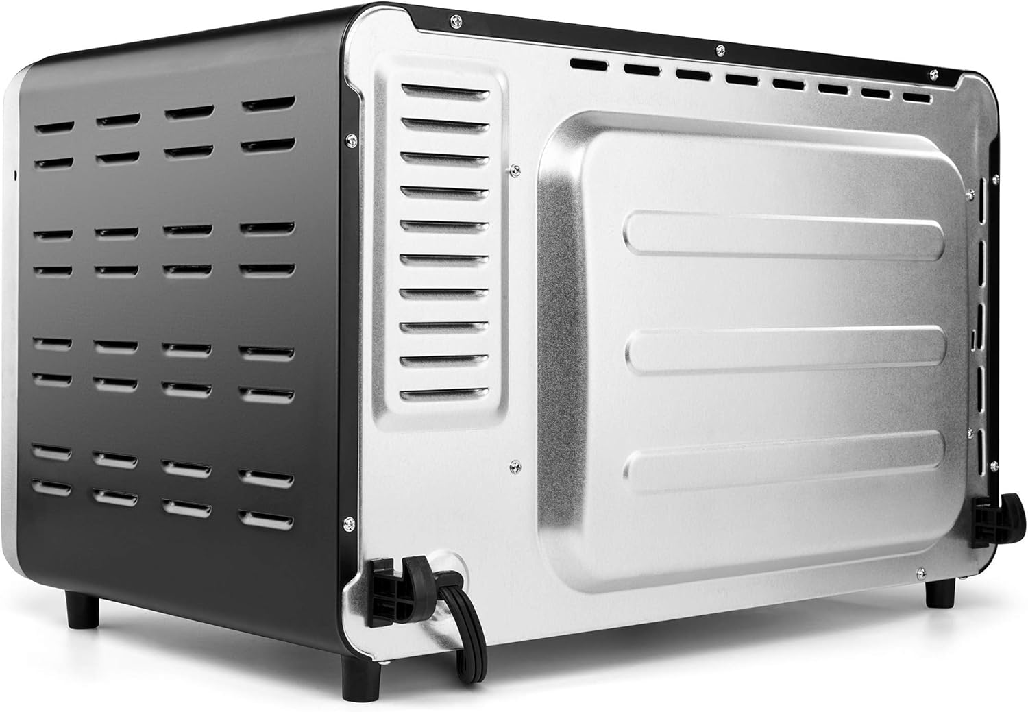 Big Sale Convection Toaster Oven All-In-One 6-slice Compact Countertop Set w/Bamboo Cutting Board (Incl: Rotisserie Spit & Rods, 2 Potholders, Wire Rack, Baking Pan), Teflon-free (Silver) Authentic Crazy Deals Convection Toaster Oven All-In-One 6-slice Compact Countertop Set w/Bamboo Cutting Board (Incl: Rotisserie Spit & Rods, 2 Potholders, Wire Rack, Baking Pan), Teflon-free (Silver)