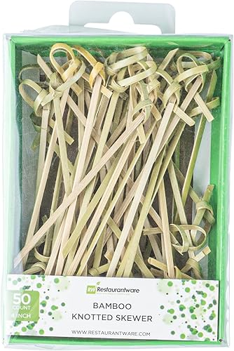 Miniatura 7 de Restaurantware Púas de madera de 3.5 pulgadas, 500 mini tenedores de cóctel de madera, dos púas de bambú resistentes para fiestas o catering