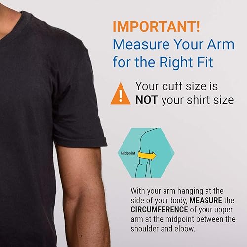 Miniatura 2 de AD Medical Brazalete de repuesto mediano UA-290 para monitores de presión arterial UA-611 UA-651 UA-767FFAC