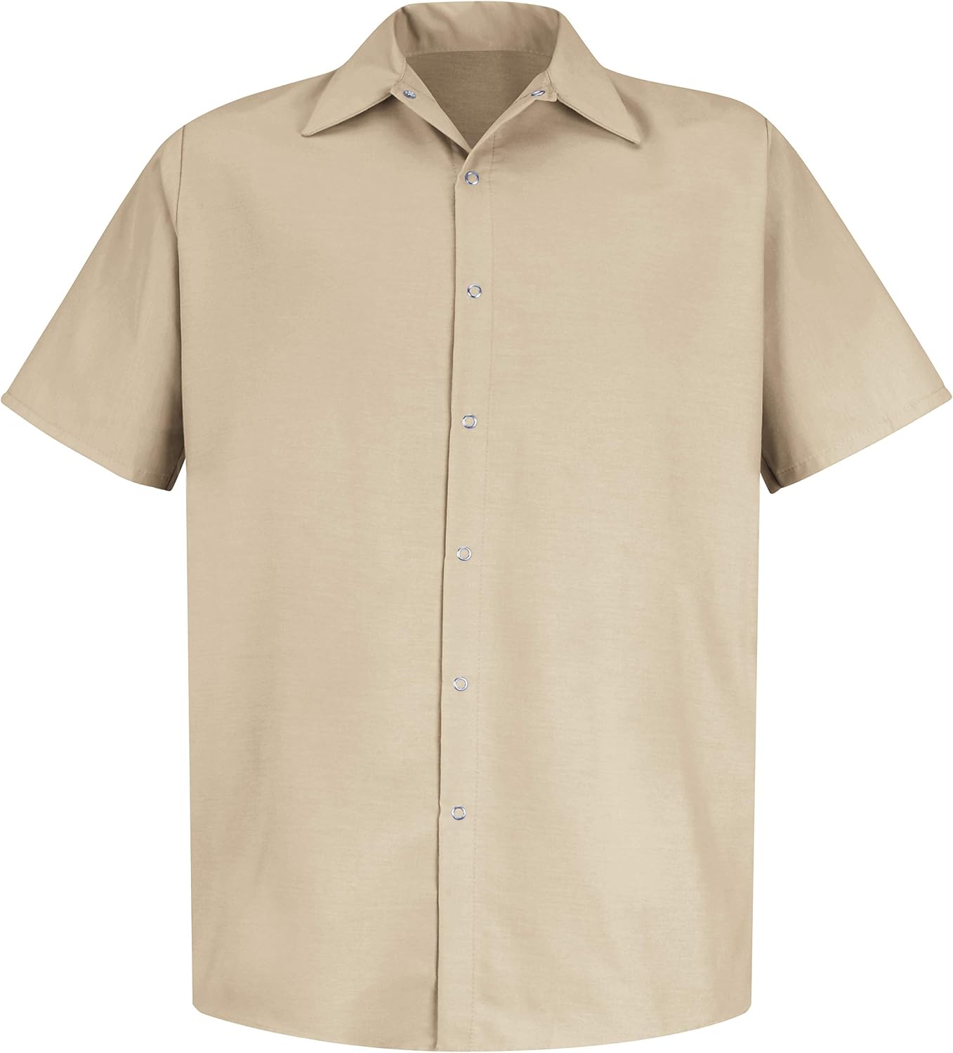Red Kap Mens Specialized Pocketless Work ShirtShirt