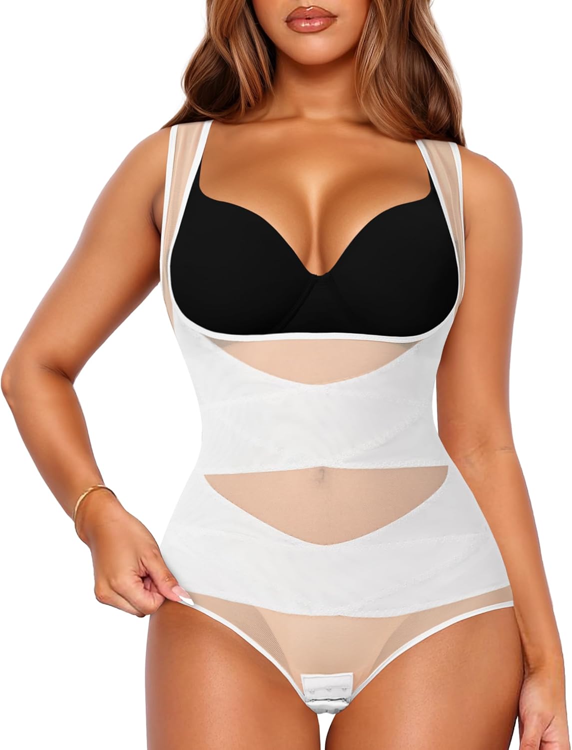 Body Shaper Tummy Control Shapewear Bodysuit for Women Waist Trainer Butt Lift Faja Body Suit